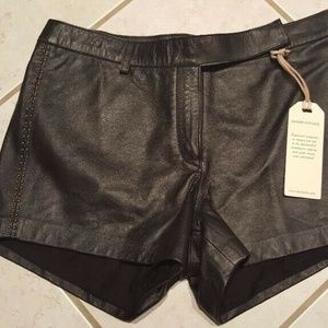 Cleobella Anna leather shorts. free people